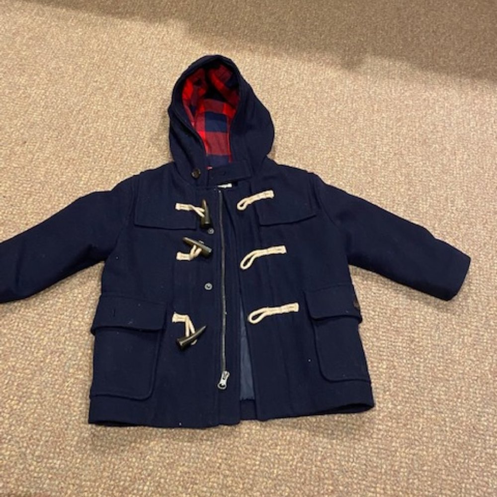 BABY GAP WOOL FISHERMAN'S COAT SIZE 2